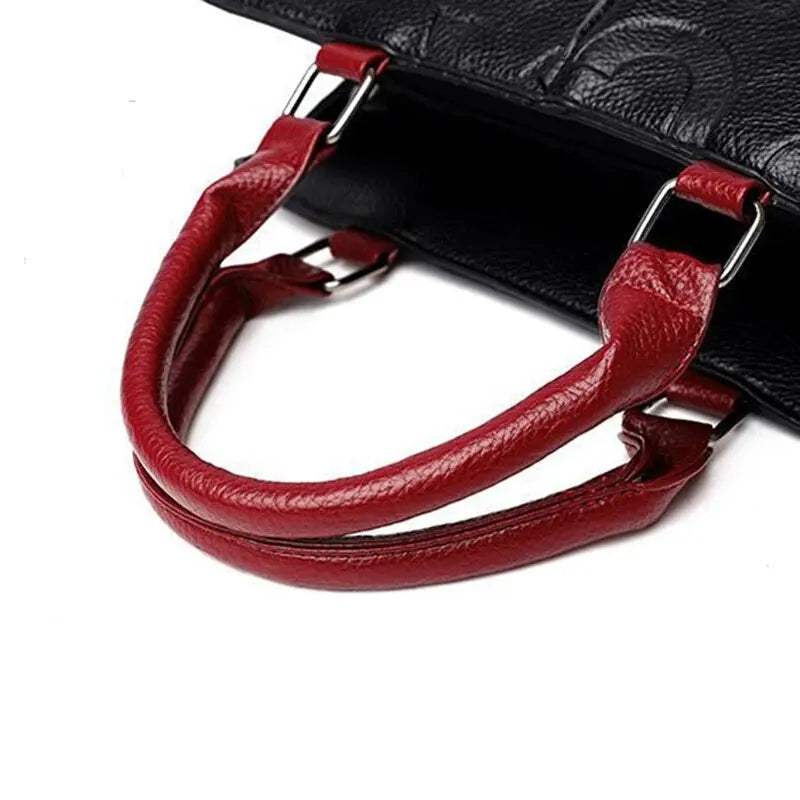 Yogodlns Microfiber Synthetic Leather Casual Tote Bag