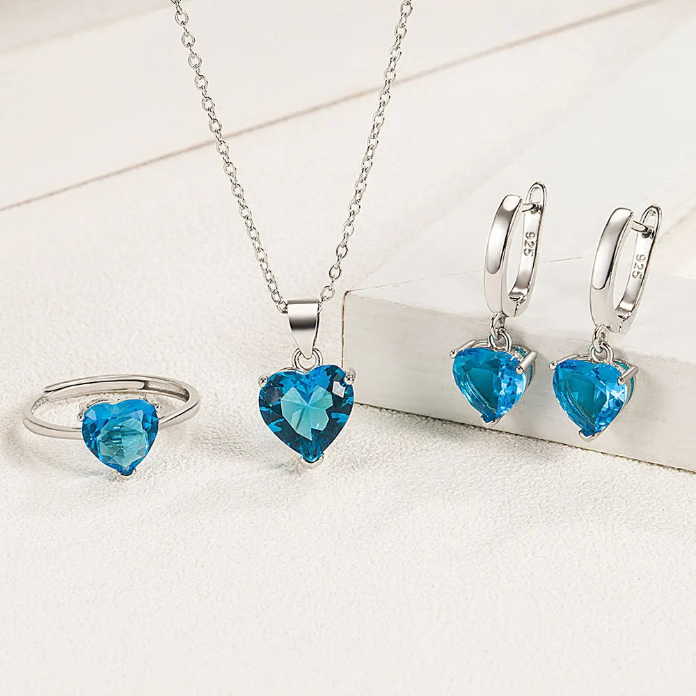 925 Sterling Silver Jewelry Sets For Women
