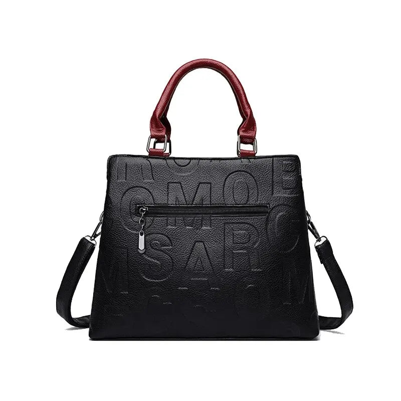Yogodlns Microfiber Synthetic Leather Casual Tote Bag
