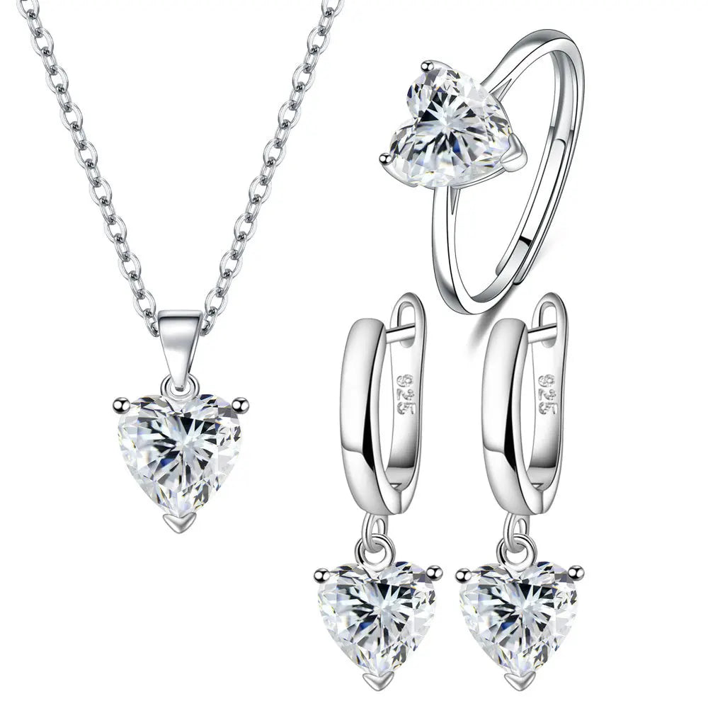 925 Sterling Silver Jewelry Sets For Women