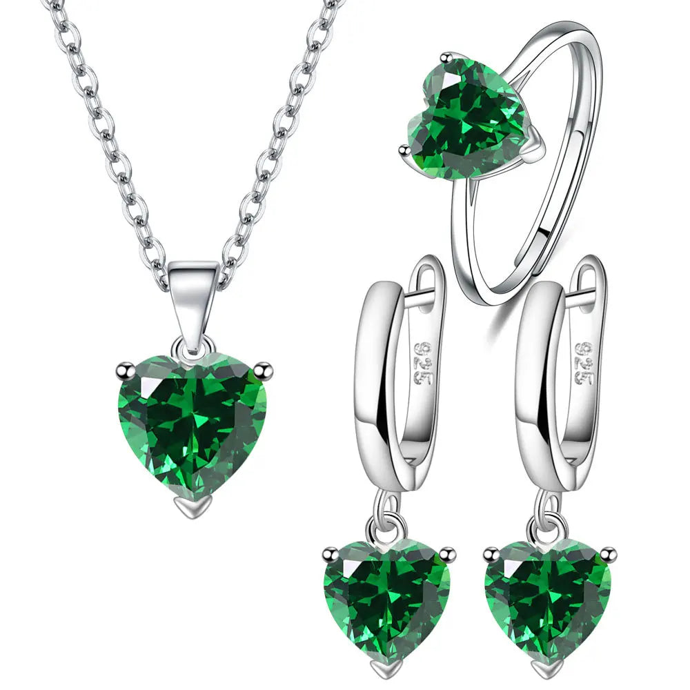 925 Sterling Silver Jewelry Sets For Women
