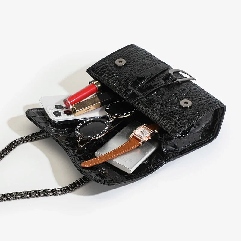 Fashionable & Versatile PU Leather Shoulder Bag
