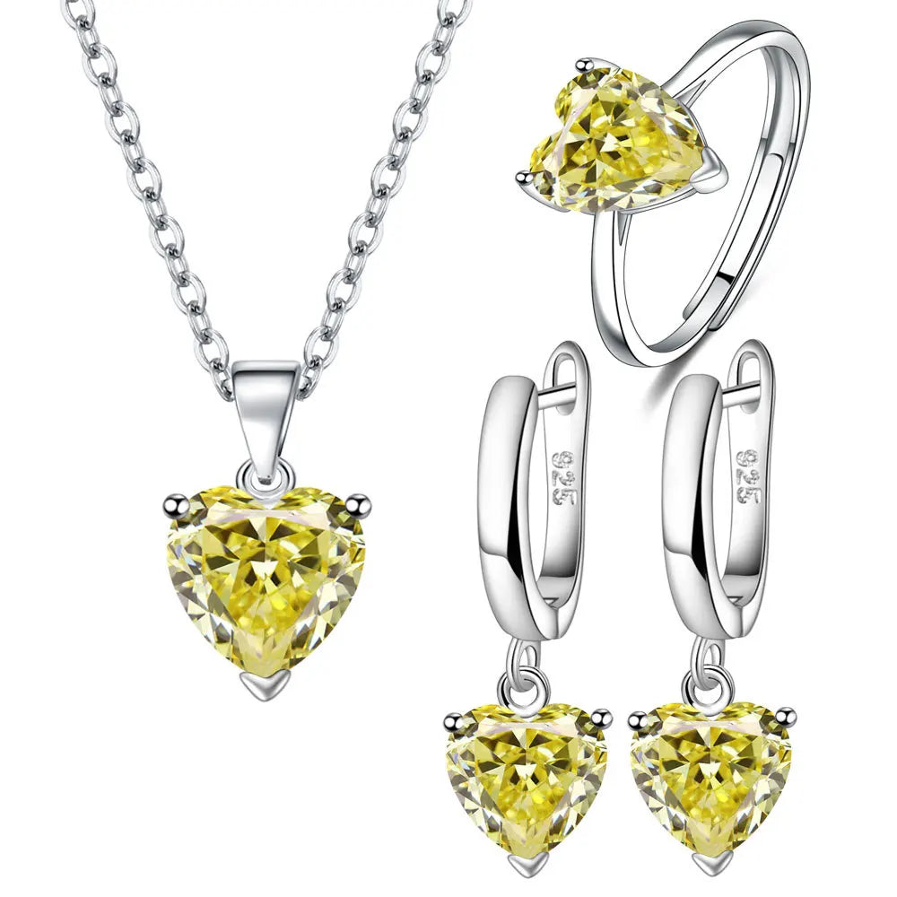 925 Sterling Silver Jewelry Sets For Women