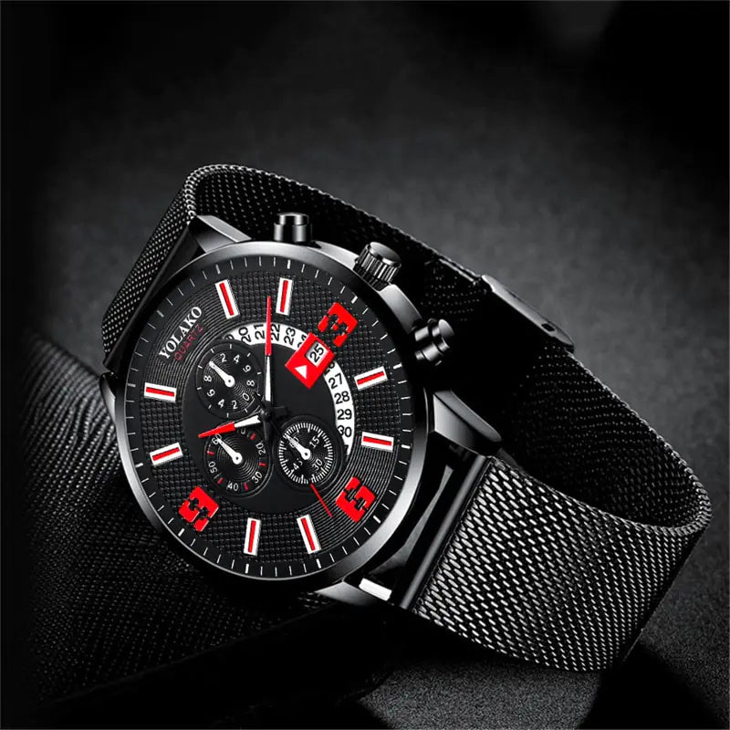 Men Fashion Calendar Watches