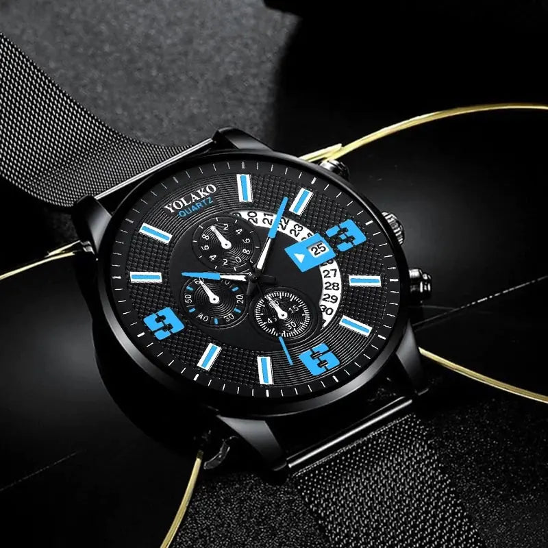 Men Fashion Calendar Watches