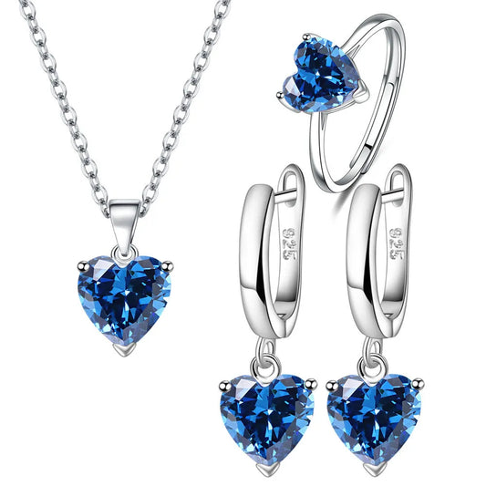 925 Sterling Silver Jewelry Sets For Women