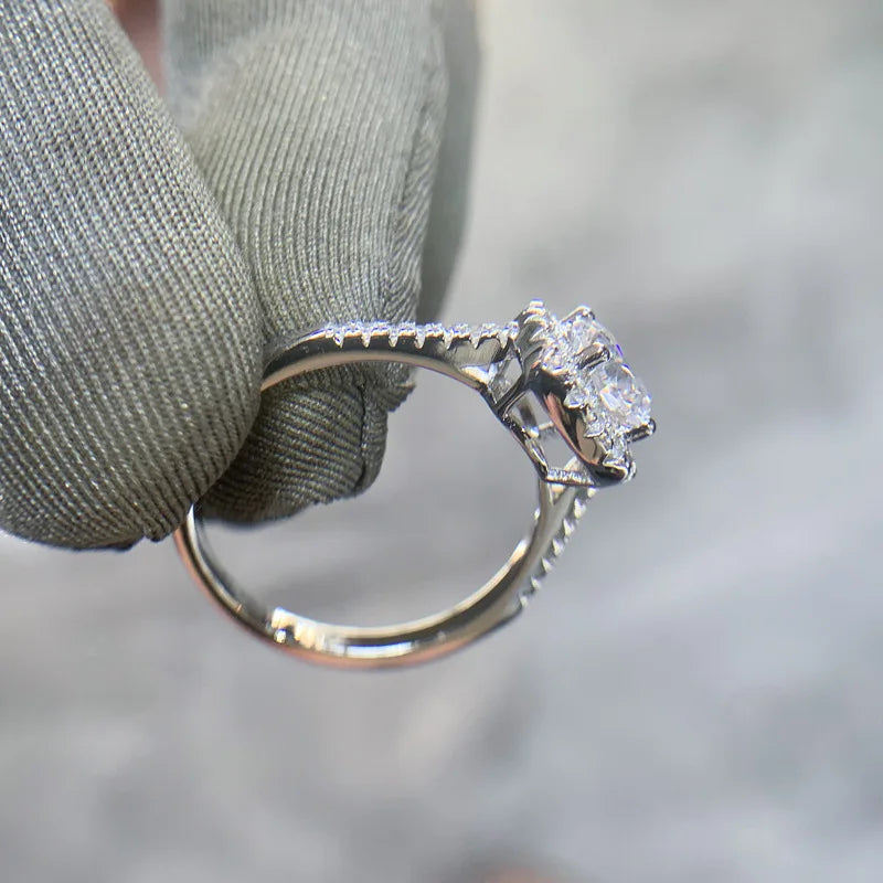 925 Sterling Silver Luxury Women Ring